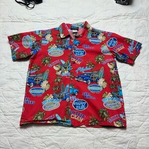 Tropical Surf Aloha Shirt | Camp Button-Down · Hammies Kids Size 12